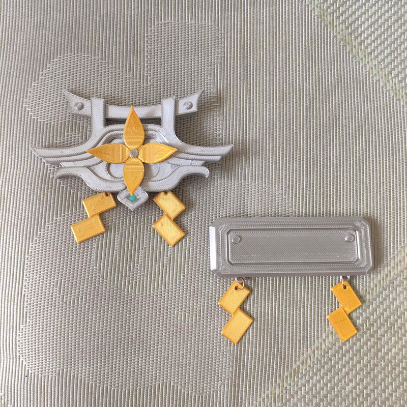 3D Printing Zone - Hoshimi Miyabi Cosplay Headwear HairpinProps Game