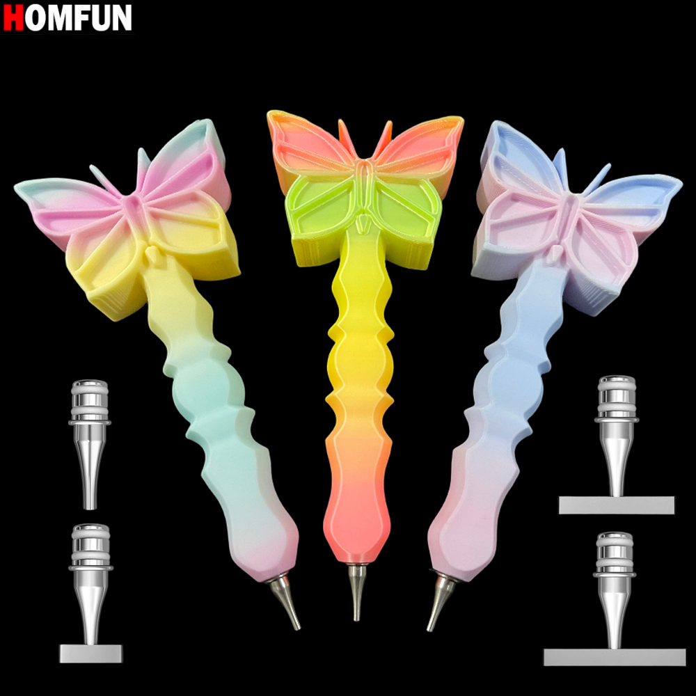 Enclosure 3D Printing - HOMFUN 3D Print Butterfly Diamond Painting