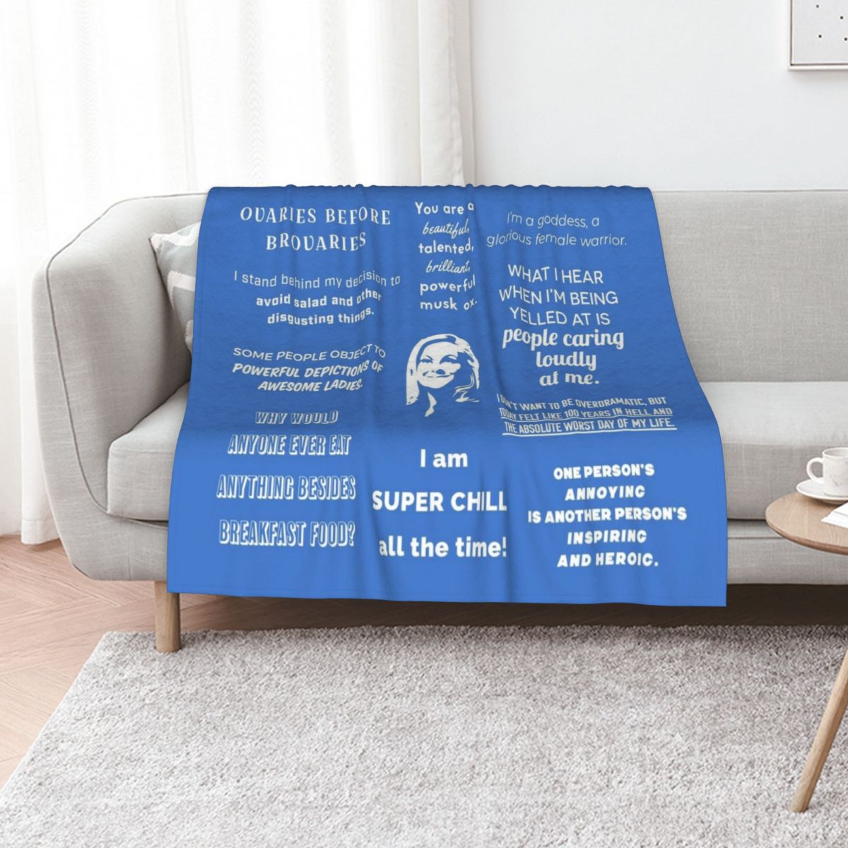 3D Printing Quotes - Leslie Knope - Quotes Throw Blanket