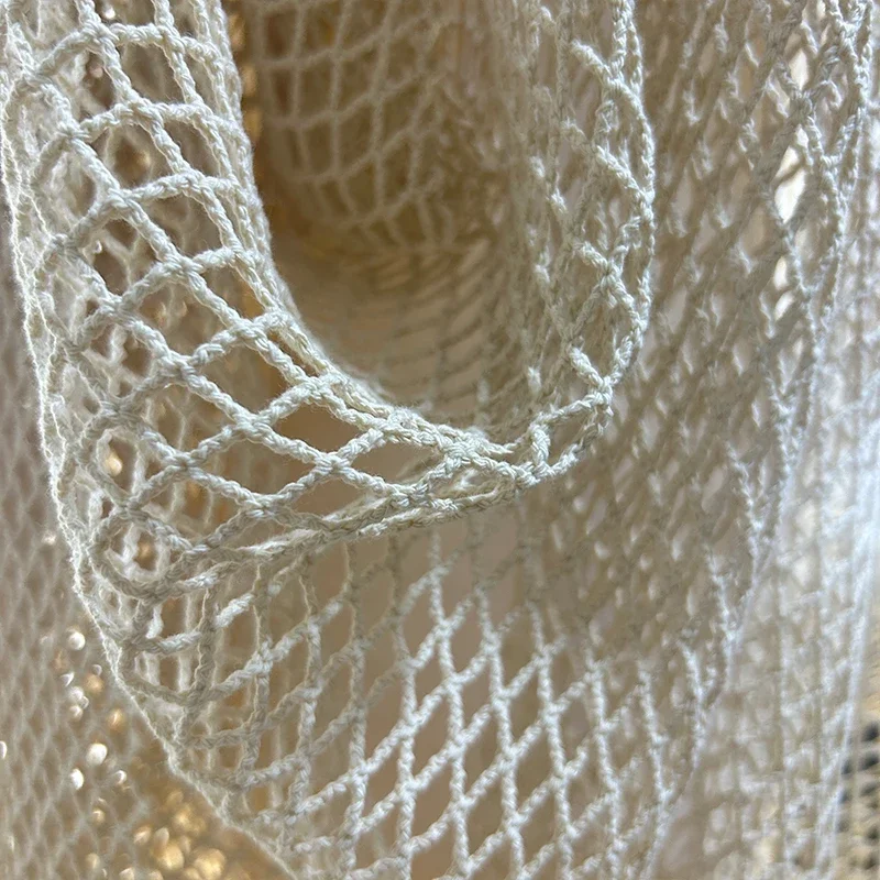 3D Printing On Fabric - Fishing Net Fabric Cotton Linen Large