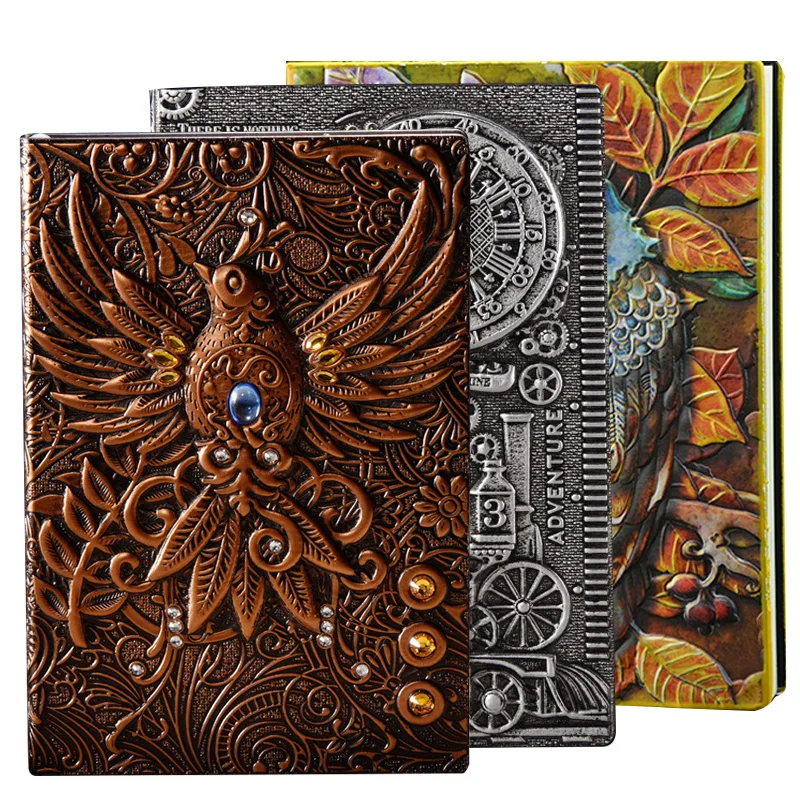 3D Printing Journal - 3D Embossed Notebook A5 Animals Note