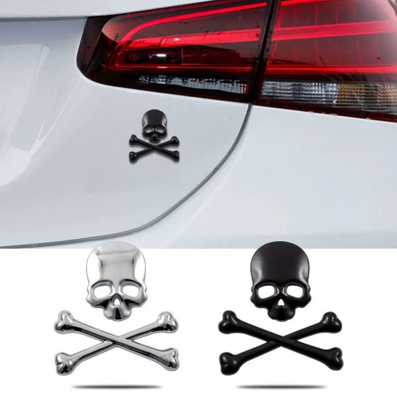 3D Printing Car - 1Pcs Fashion 3D Demon Skull Zinc