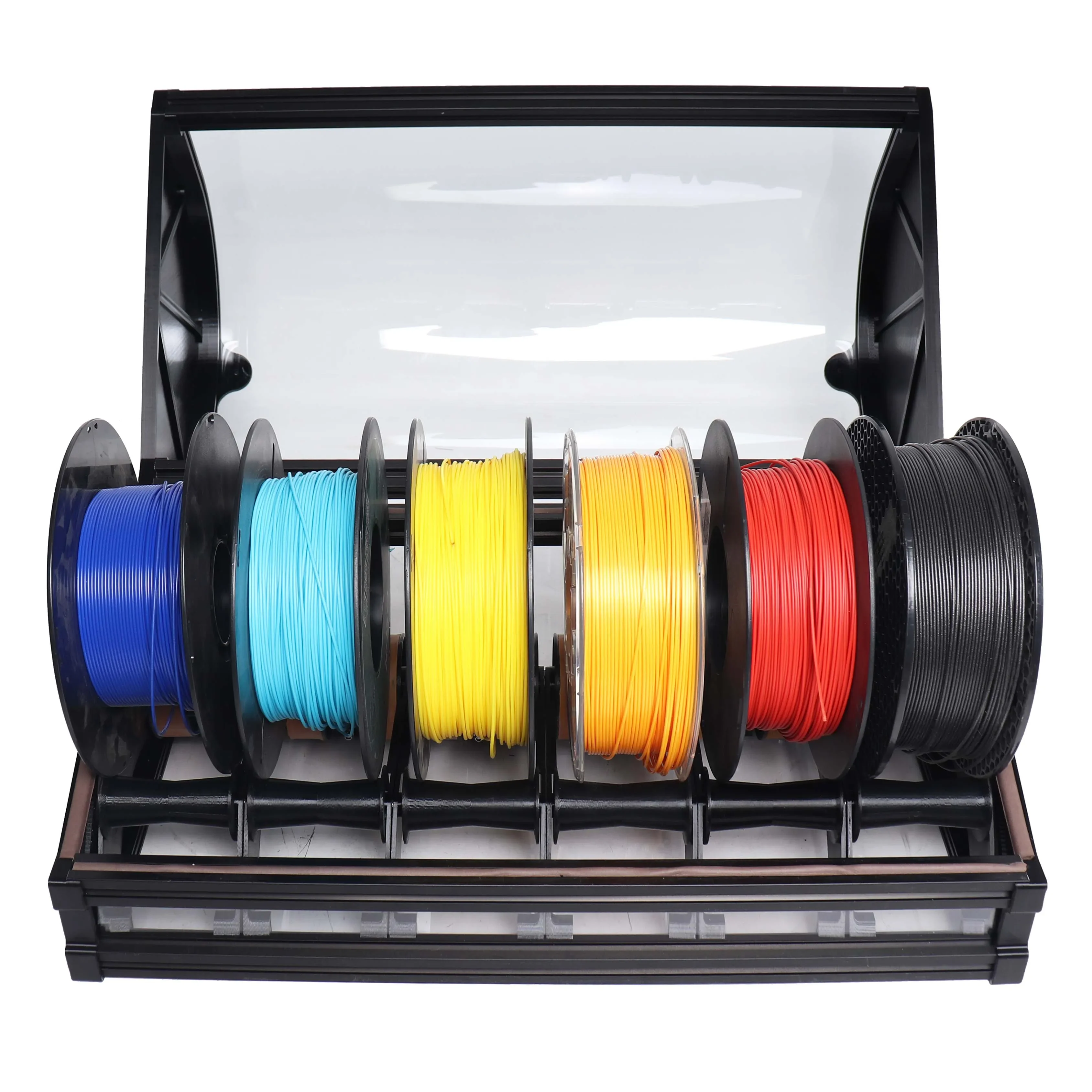 Enclosure 3D Printing - 6 Colors Filament Rewinder And Enclosure