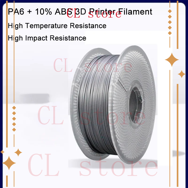 3D Printing High Temperature Materials - PA6+10% ABS 3D Printer Filament High