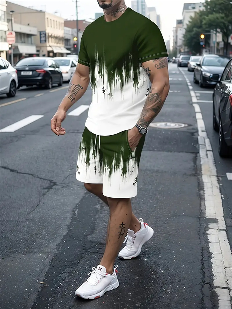 Men Women Gradient Texture T-s - 3D Printing Service 评论和价格