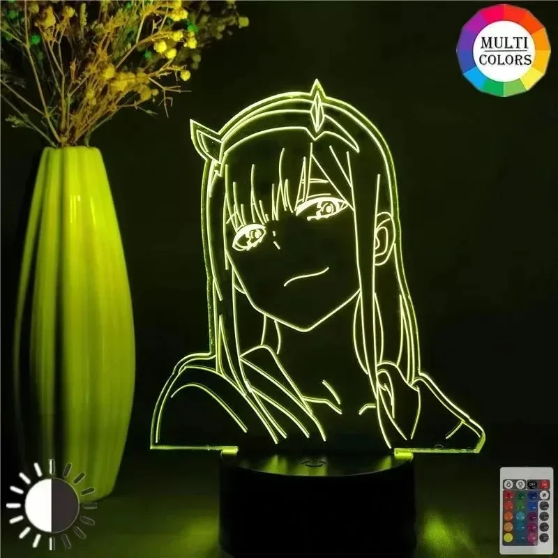 Zero Two Anime Night Light Act - 3D Printing Figure 评论和价格