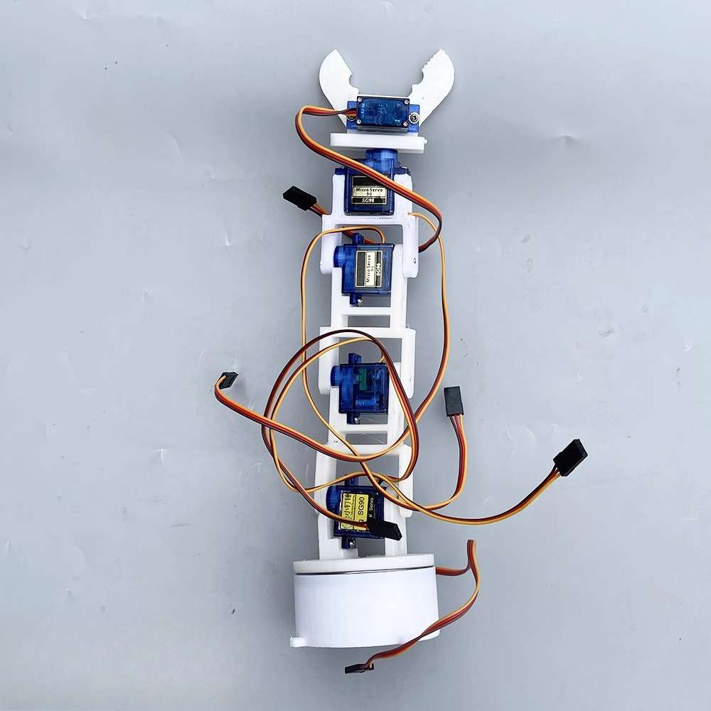 3D printed white six-axis robo - 3D Printing Robot Arm 评论和价格