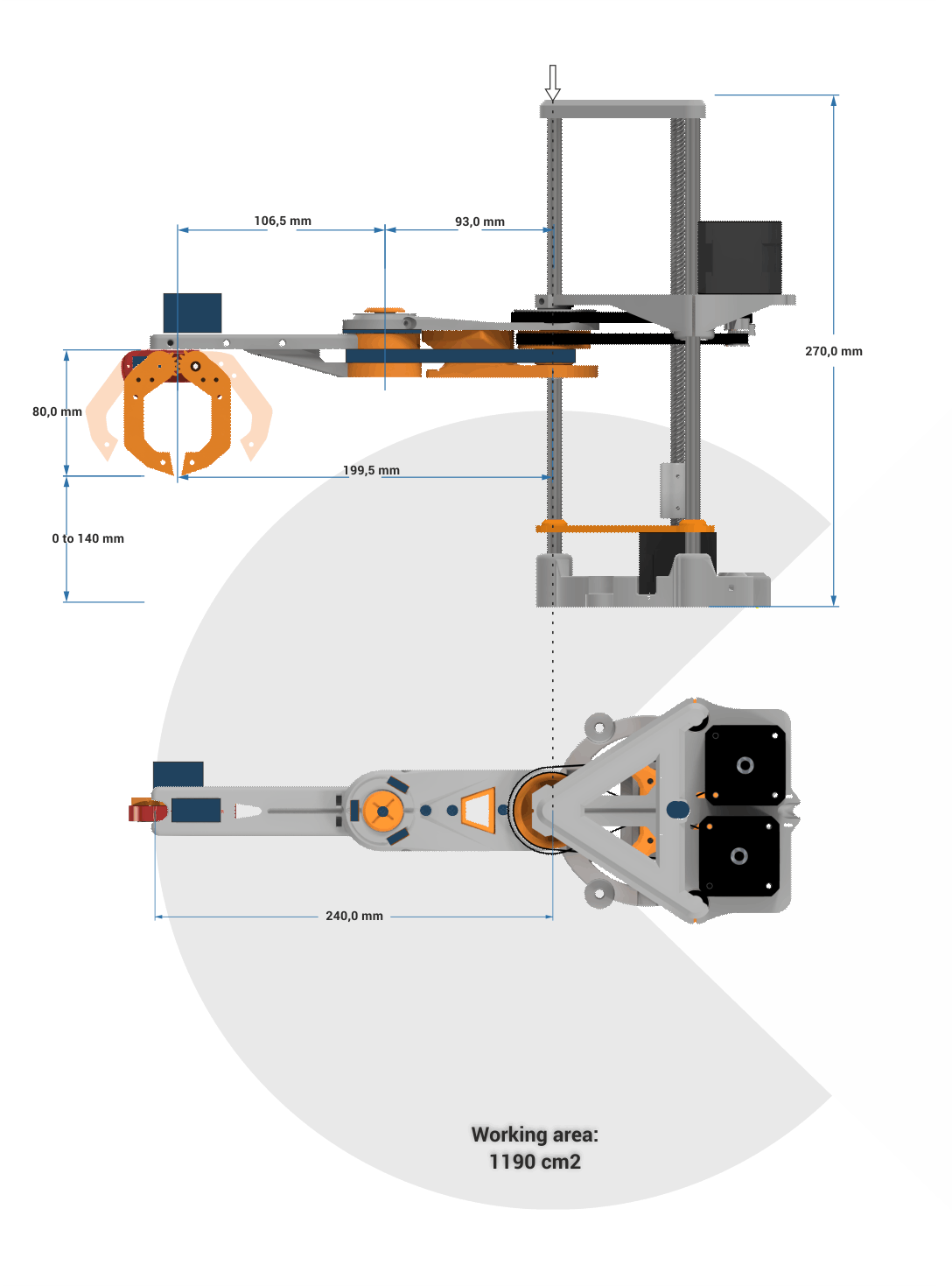 Multi Axis Scara Robot Arm 3D  - 3D Printing Robot Arm 评论和价格