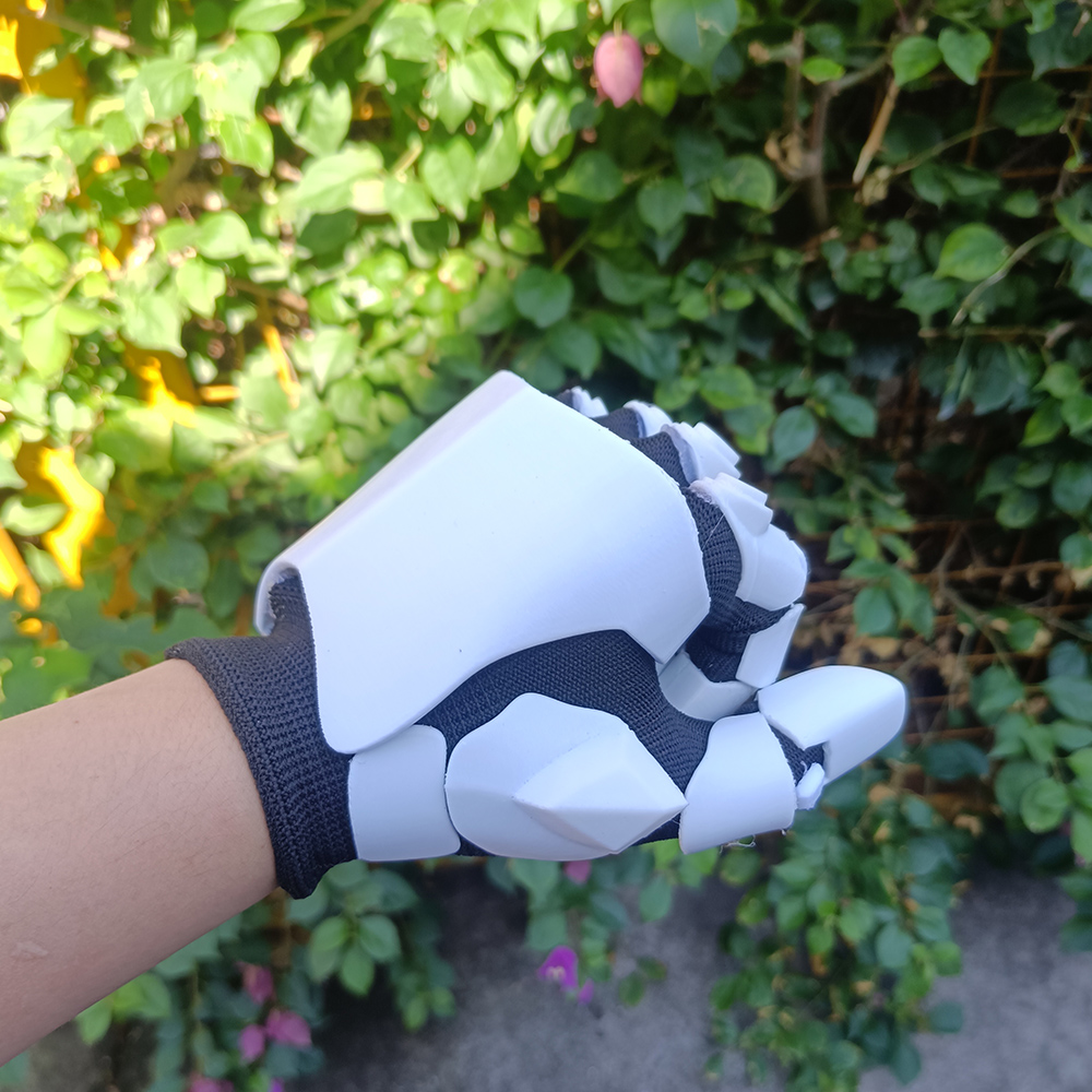 Mechanical Gloves, Made from 3 - 3D Printing Material 评论和价格