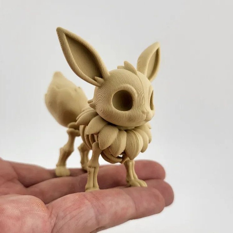 Pokémon Fossil Bone Model Eeve - 3D Printing Material 评论和价格