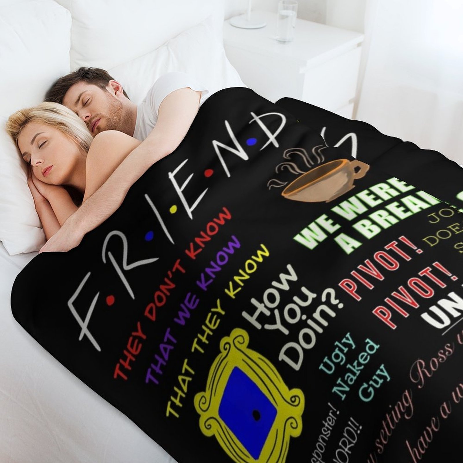 Friends Quotes Premium Throw B - 3D Printing Quotes 评论和价格