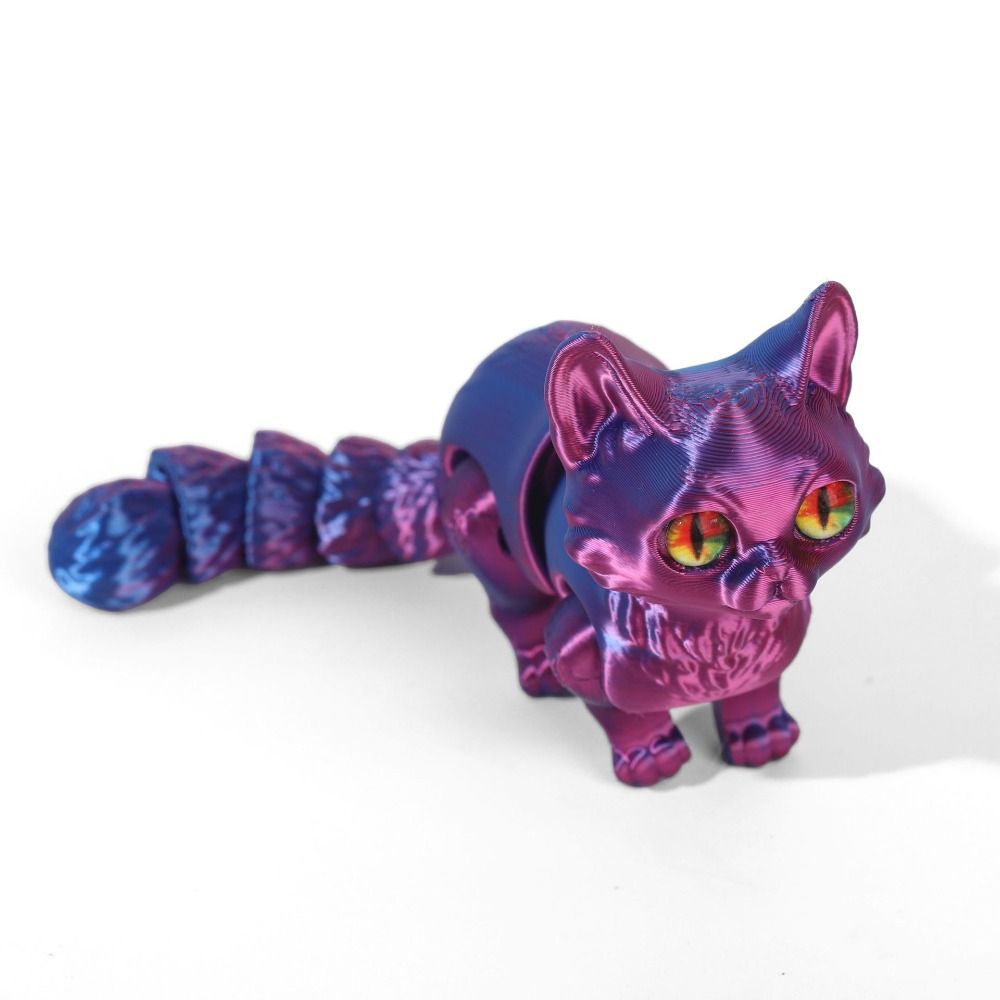 Big Eyes 3D Printed Cat Model  - 3D Printing Figure 评论和价格