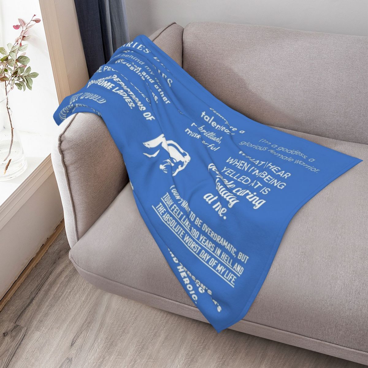 Leslie Knope - Quotes Throw Bl - 3D Printing Quotes 评论和价格