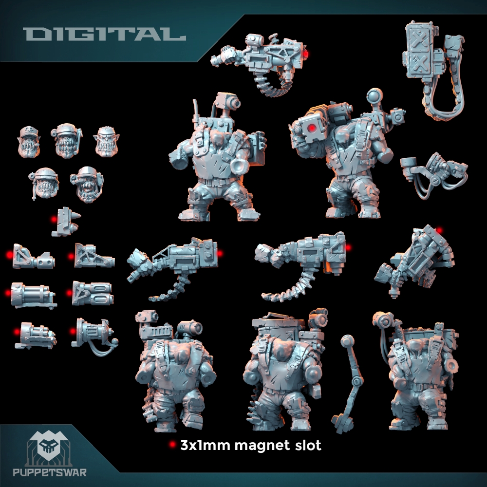 Orc Ultimate Badasses Squad, G - 3D Printing Figure 评论和价格
