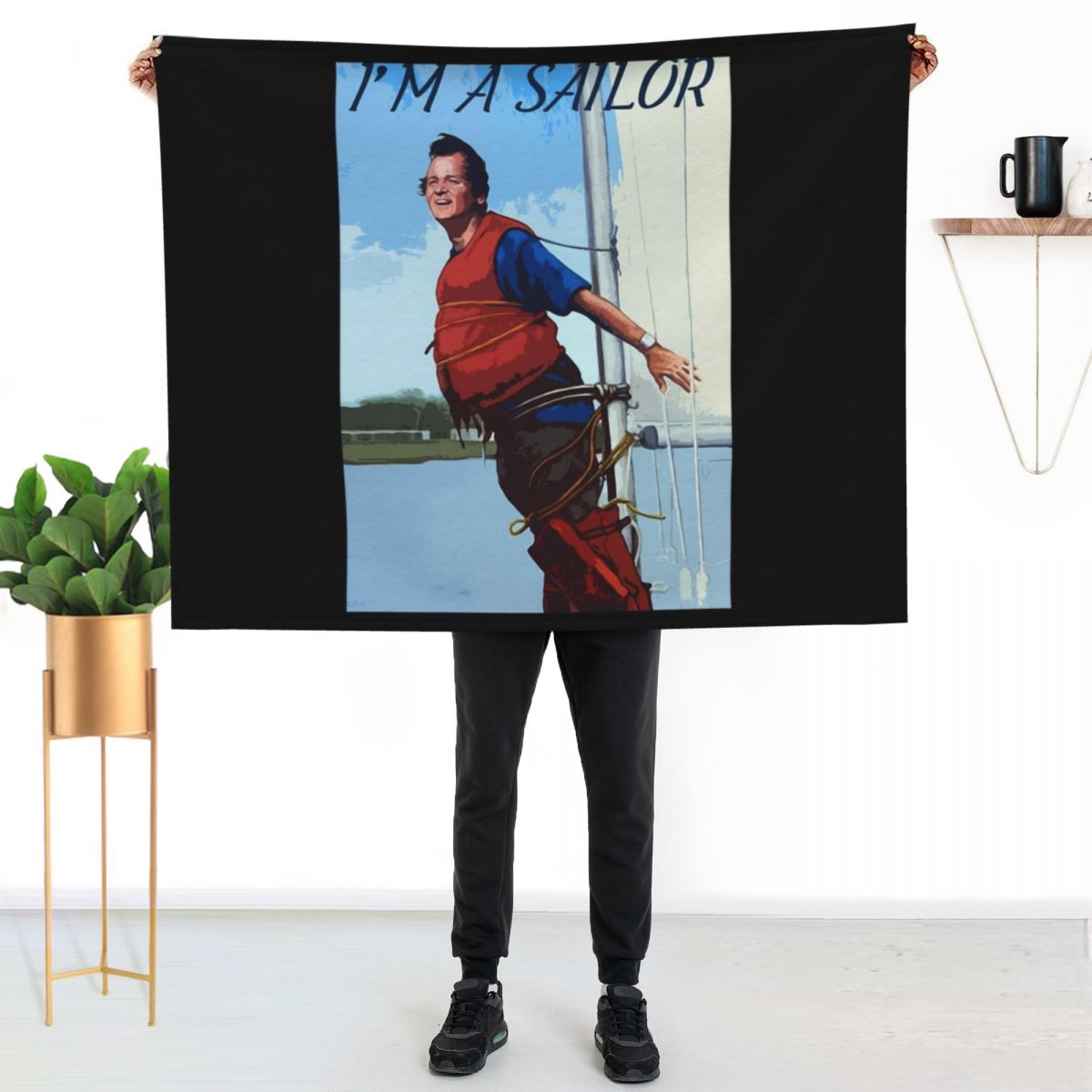 Im A Sailor Bob Quote \t Throw - 3D Printing Quotes 评论和价格