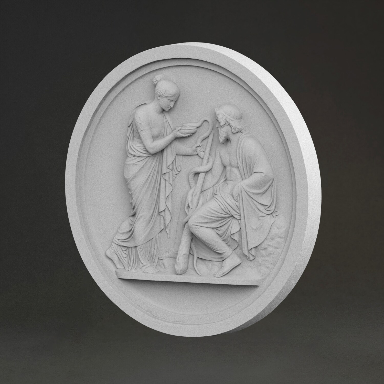 “Nemesis's recitation” sculptu - 3D Printing Material 评论和价格