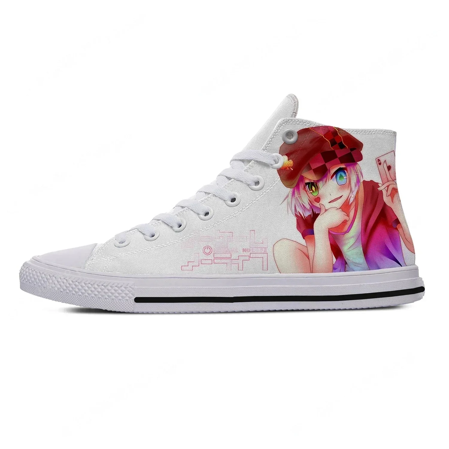 Anime NO GAME NO LIFE High Top - 3D Printing Games Free 评论和价格