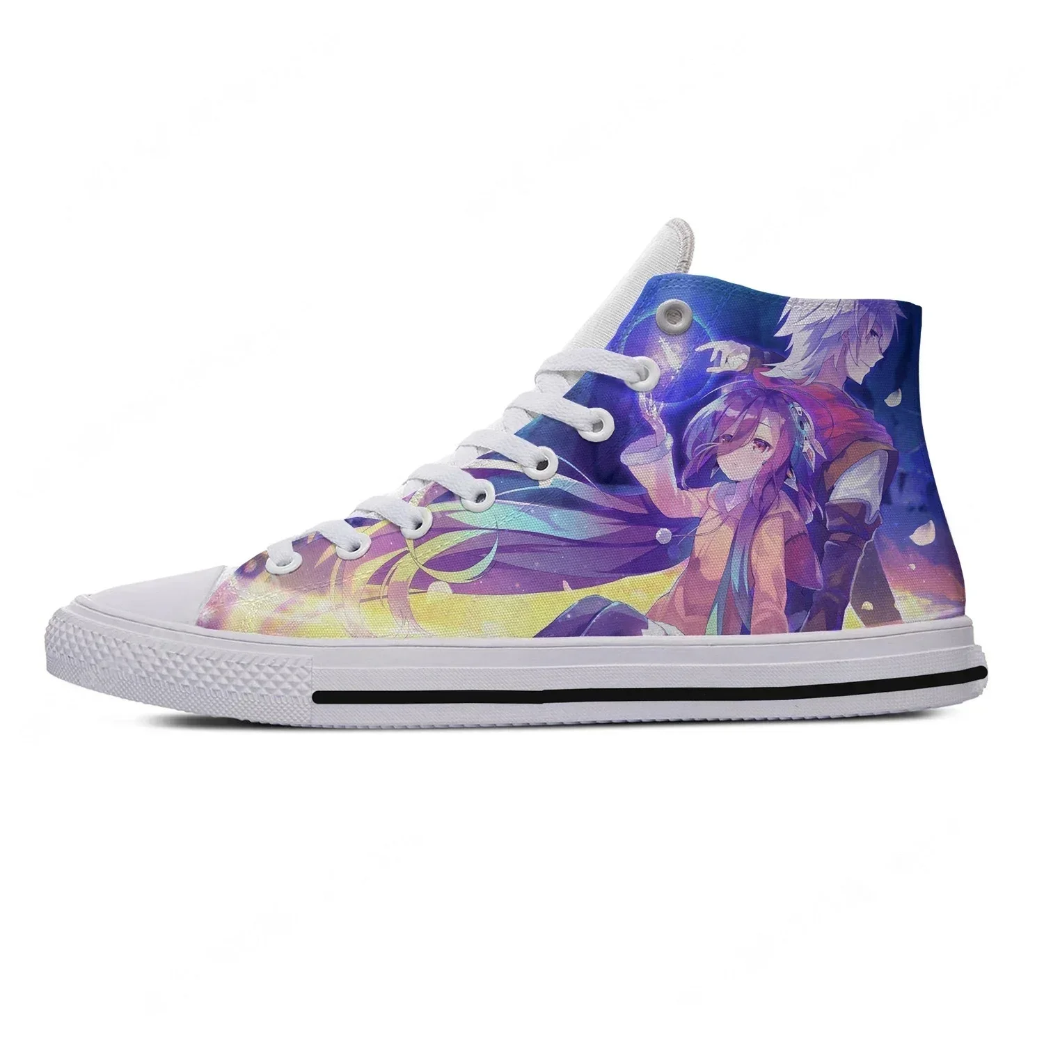 Anime NO GAME NO LIFE High Top - 3D Printing Games Free 评论和价格