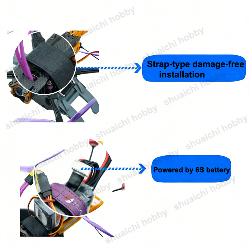 1PCS FPV Strap-Type Thrower Ai - 3D Printing Uav 评论和价格