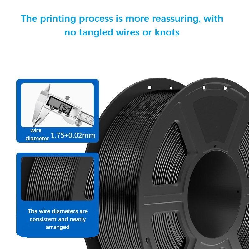 3D PLA Printer Filament Black  - 3D Printing High Temperature Materials 评论和价格