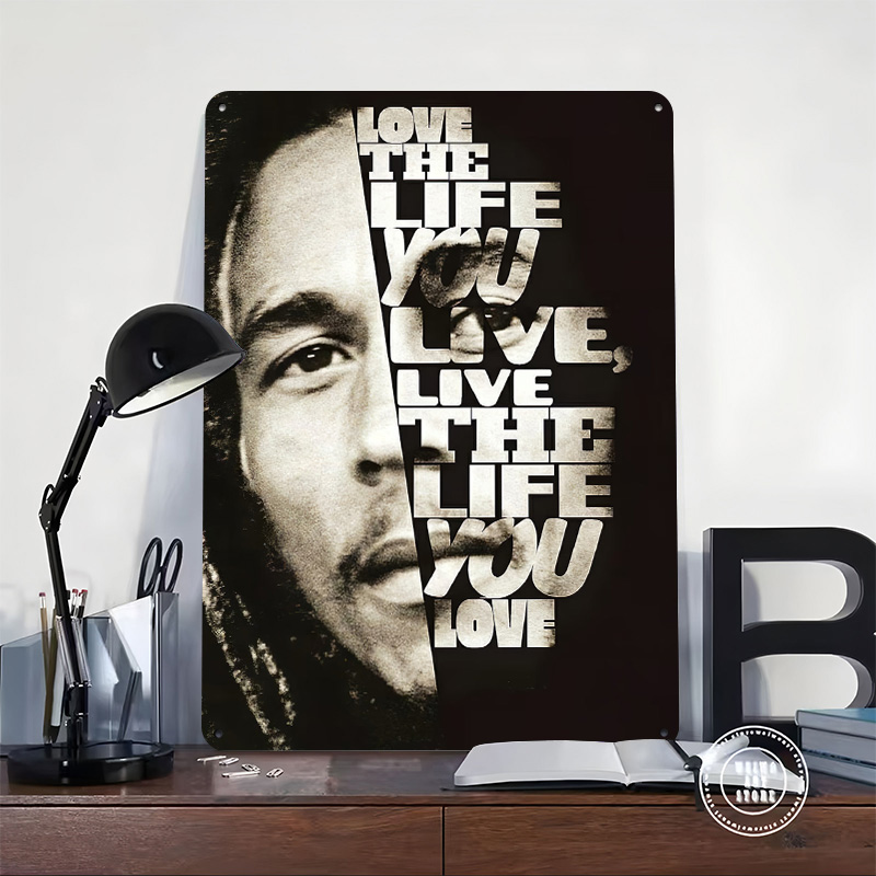 Bob Marley Quote Poster Retro  - 3D Printing Quotes 评论和价格
