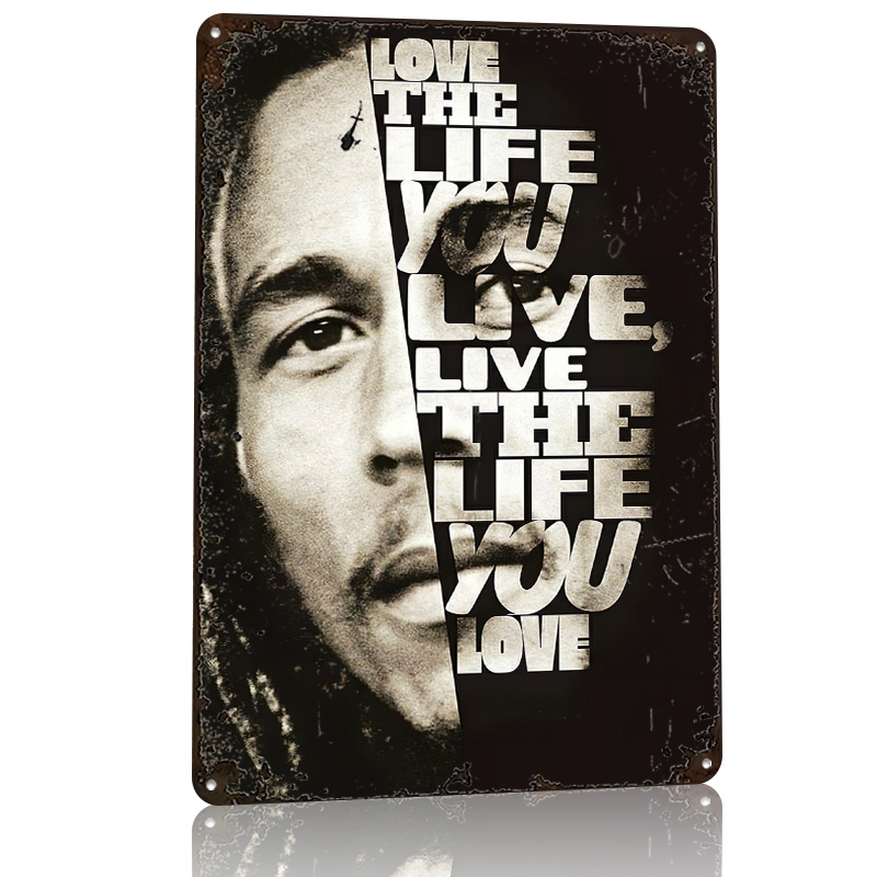 Bob Marley Quote Poster Retro  - 3D Printing Quotes 评论和价格