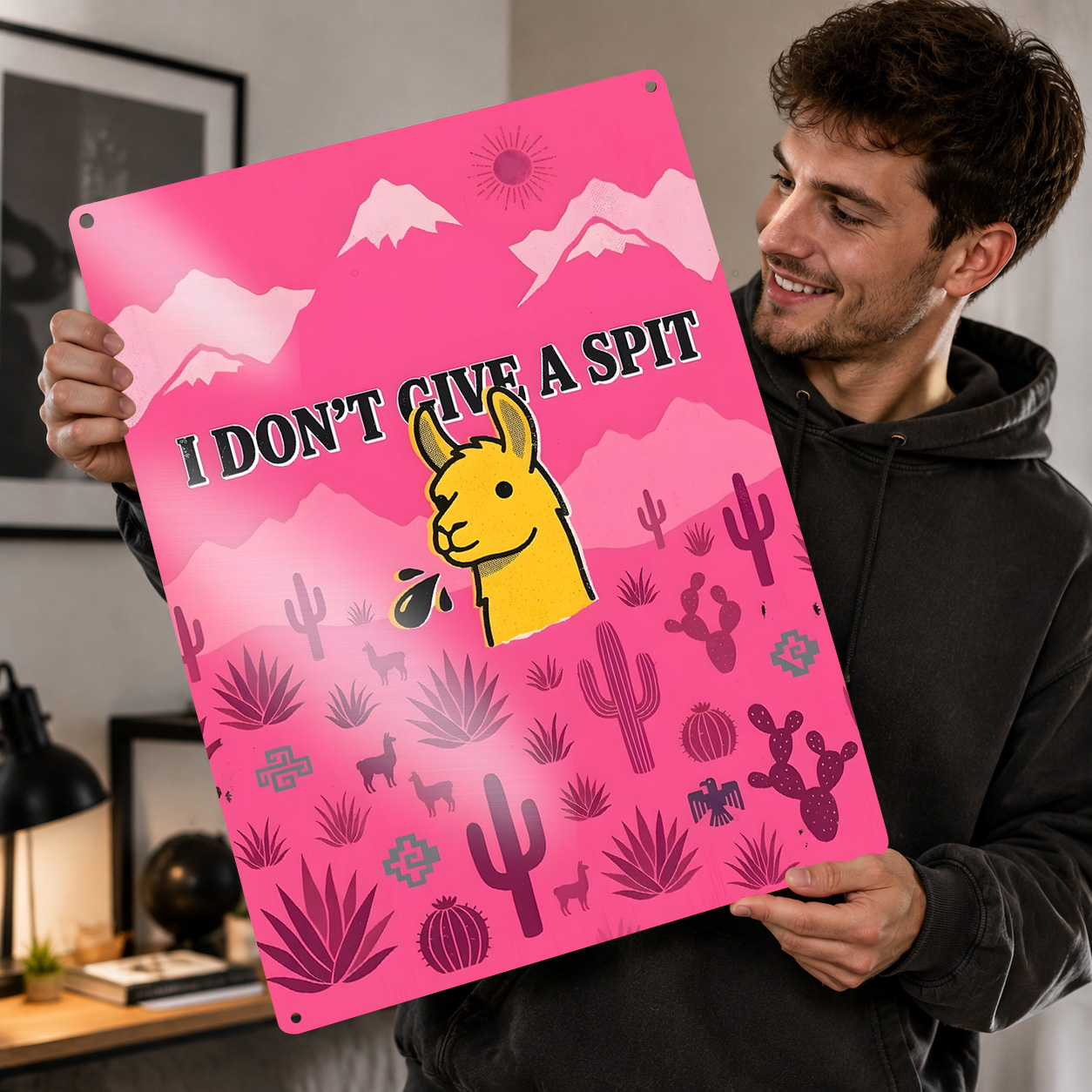 Llama Spitting Funny Quote 'I  - 3D Printing Quotes 评论和价格